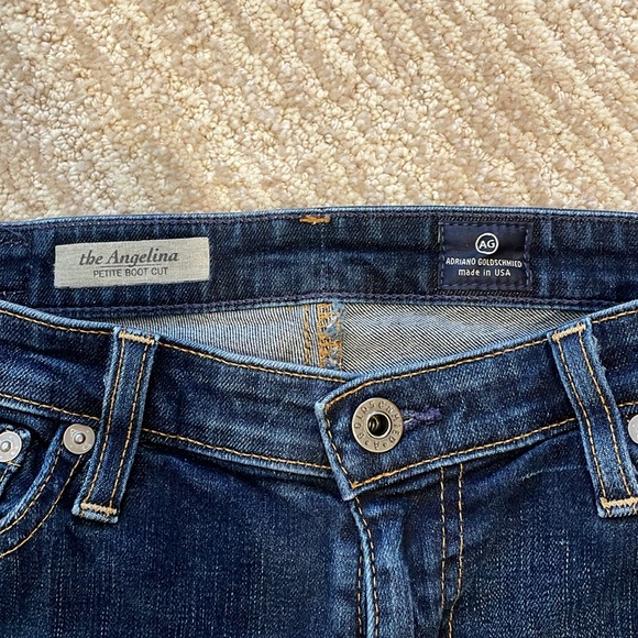 Ag Adriano Goldschmied The Angelina Petite Bootcut Jean, size 27R - Picture 6 of 7